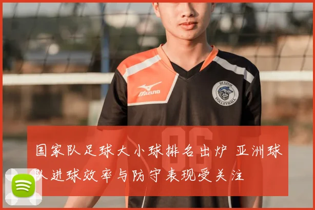 国家队足球大小球排名出炉 亚洲球队进球效率与防守表现受关注